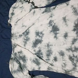 Dress, Exist, one size, blue and white